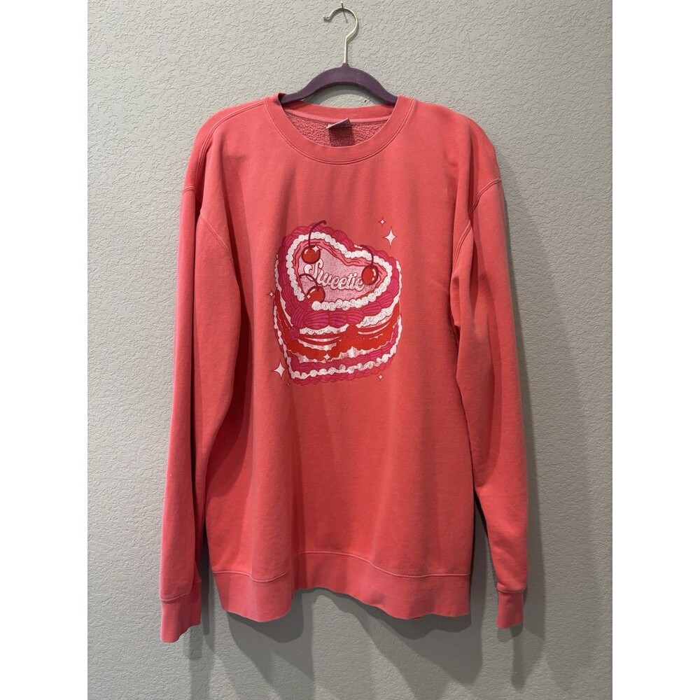 Living Fully Mallory Ervin Sweetie Pie Pullover Sweater Women’s XL